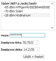 Astro2 nastavovac� web